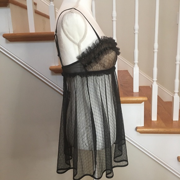 2000s Victoria’s Secret sheer mesh lace babydoll camisole - Picture 7 of 10